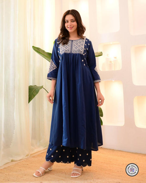 New Beautiful Collection Viscose Reyon Embroidered work PAIR OF TOP-BOTTOM