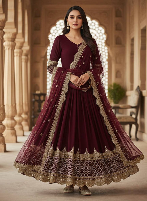 New Premium Designer Anarkali Two Piece Set