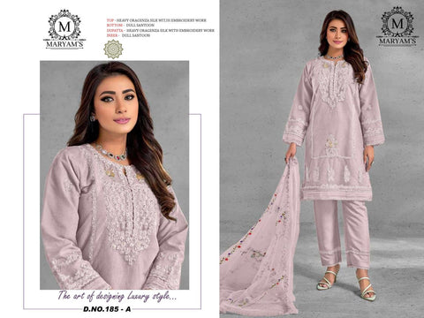 New Heavy Organza With Embroidery Sequence Work And Moti Work Suit