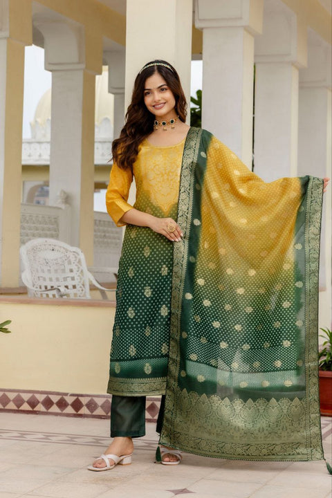 New Premium PURE CHANDERI COTTON Kurti with DUPATTA SETS