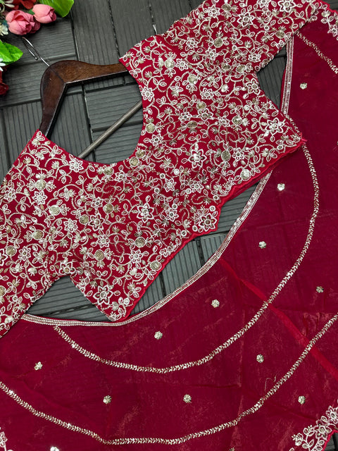 New Launching Embroidery Work Lehenga Choli