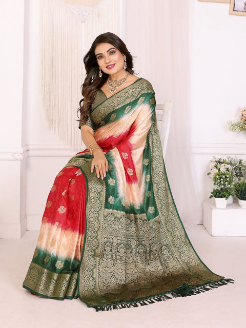 New Premium Soft Satin Silk Saree
