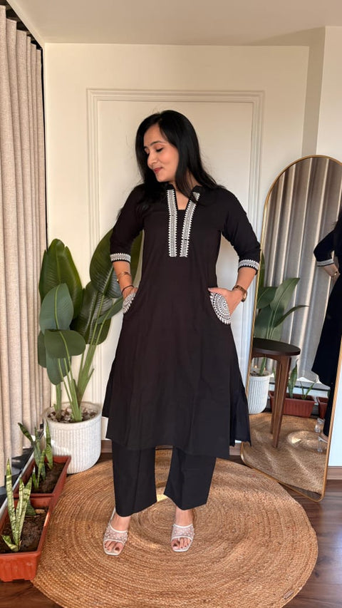 New PRESENTING YOU A VERY BEAUTIFUL A LINE KURTI WITH PLAZO