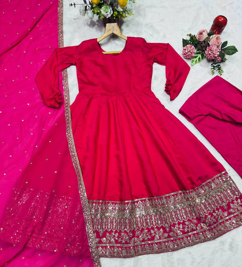 New PREMIUM READYMADE ANARKALI
SUIT SET