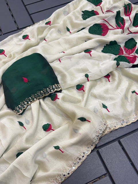 New premium Beautiful Party wear Designer saree