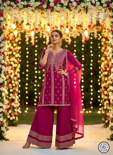 New Amazing Beautiful Collection PAIR OF TOP-BOTTOM & DUPATTA