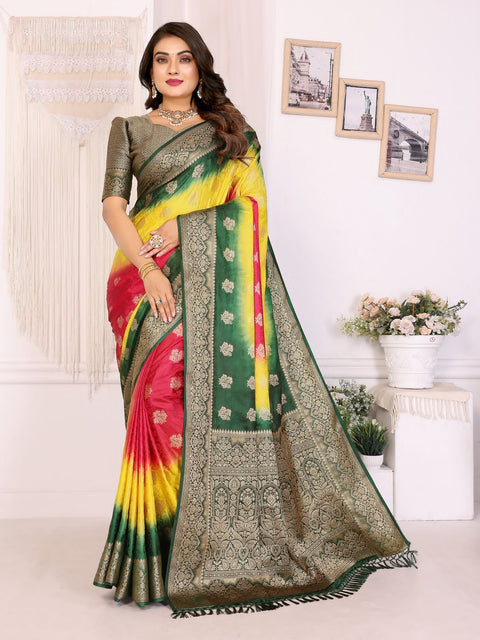 New Premium Soft Satin Silk Saree