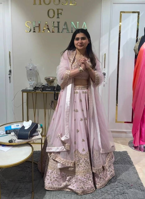 New Designer Heavy Mono Silk  Embroidery Work Lehenga Choli With Dupatta