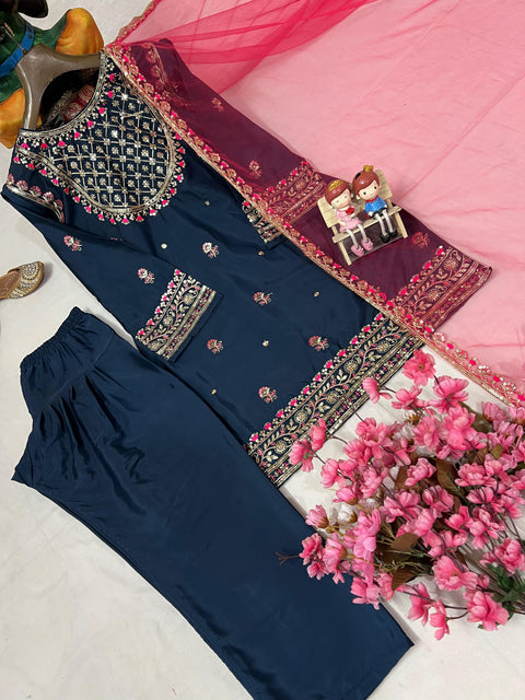 NEWLY LAUNCHED KURTI-FARSHI PLAZZO SET