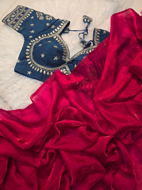 New Launching 
designer Havy Space Silk Saree