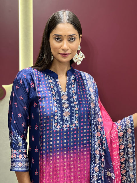 New Exclusive Collectionelegant and eye-catching Chinon Kurta Set