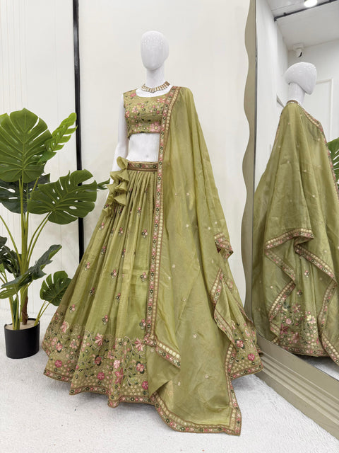 New Premium Gold CrushMatching Thread & Sequin EmbroideryCHOLI