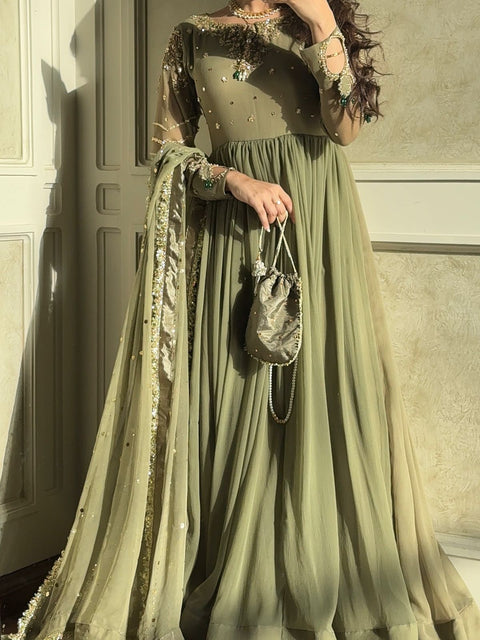 New Launching Heavy Designer Party Wear Look Gown