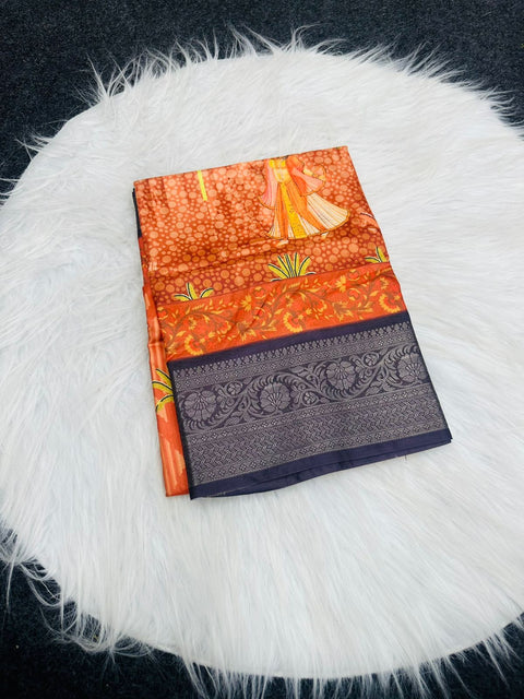 New Presenting Enchanting soft Dola silk saree