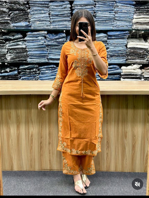 New  summer  Super Hit designKurti with plazzo with dupatta