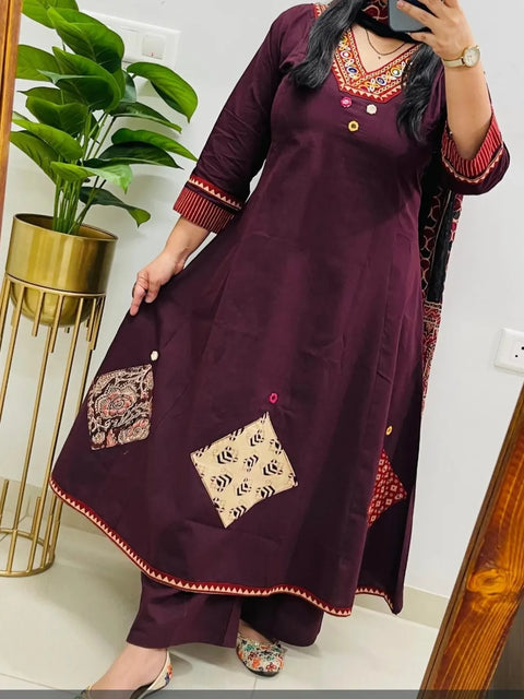 New Beautiful MUSLIN RAYON SLUB PAIR OF TOP-BOTTOM & DUPATTA