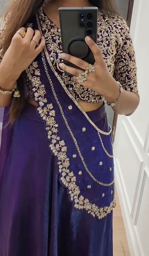 New Launching Embroidery Work Lehenga Choli