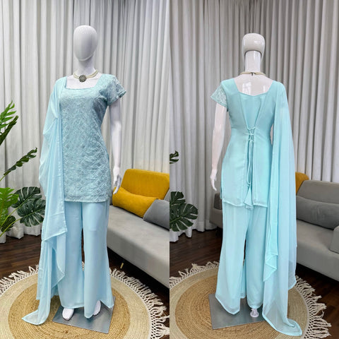 New Crafted in Classy Tones with Premium Fabric & Detailing kurti with duppta