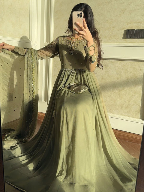 New Launching Heavy Designer Party Wear Look Gown