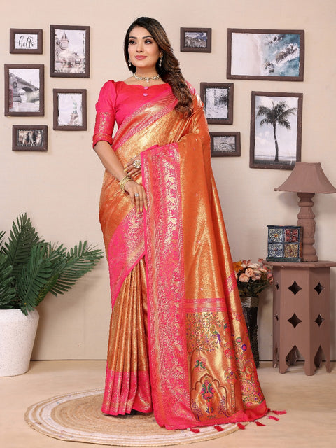 New premium pure banarasi tissue silk  sarees