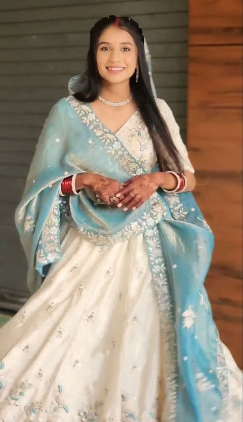 New Festival Embroidery Thread and SequenceLehenga Choli
