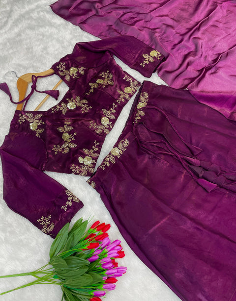 New Beautiful Heavy quality Frenddy Fabric designer festive wear Lehenga