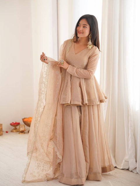 New Premium Women’s Ethnic WearFully Stitched & Ready to Wear top with Duppata