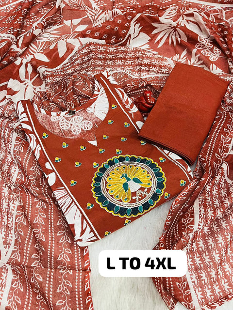 New PURE JAIPURI COTTON KURTI PANT WITH DUPATTA SETS