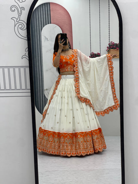 New Wedding Special  Heavy Embroidery Caoding Lehenga Choli