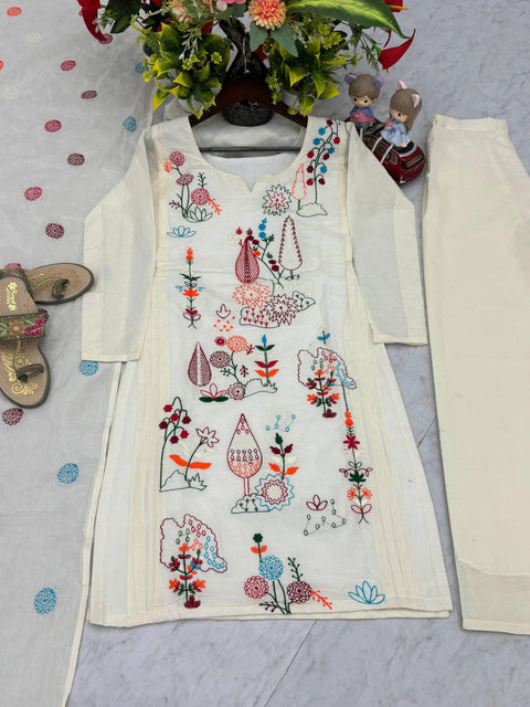 New Designer Party Wear Kurti Pent