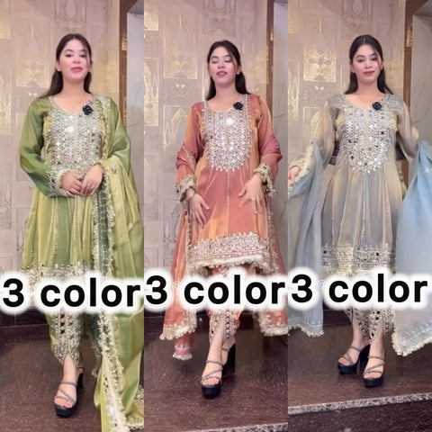 NEW DeSIGNER PARTY WEAR LOOK  TOP WITH DHOTI