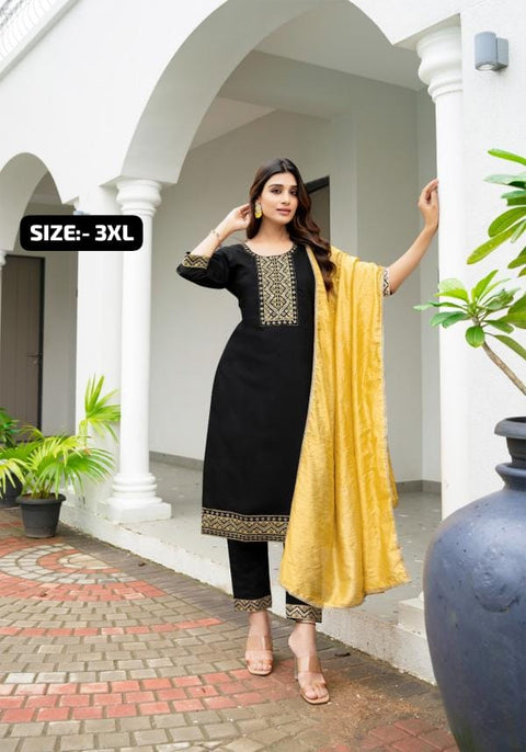 NEW ARRIVAL LATESTSTRAIGHT KURTI WITH PANT &  DUPATTA