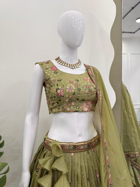 New Premium Gold CrushMatching Thread & Sequin EmbroideryCHOLI