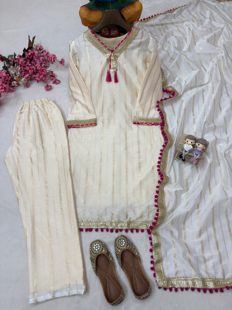 NEWLY LAUNCHED 3-PIECE KURTI SET