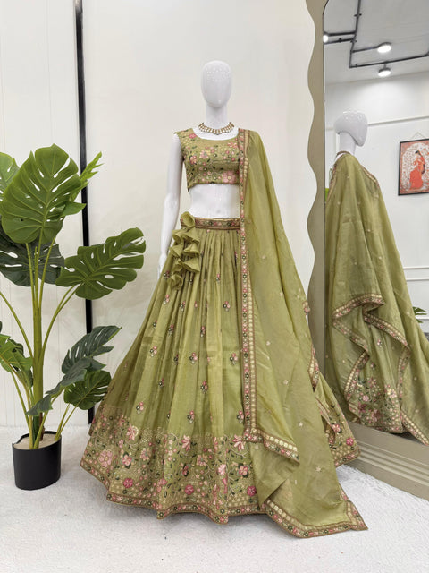 New Premium Gold CrushMatching Thread & Sequin EmbroideryCHOLI