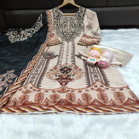 New Arrival  Premium Pakistani Maslin Suit