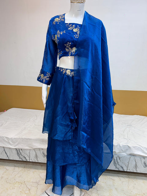 New Beautiful Heavy quality Frenddy Fabric designer festive wear Lehenga