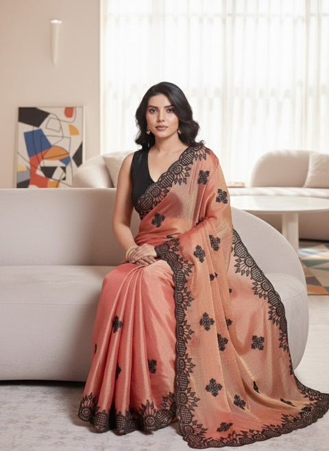 New Launch Wedding Wear Fendy Chiffon Saree