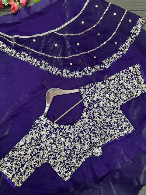 New Launching Embroidery Work Lehenga Choli