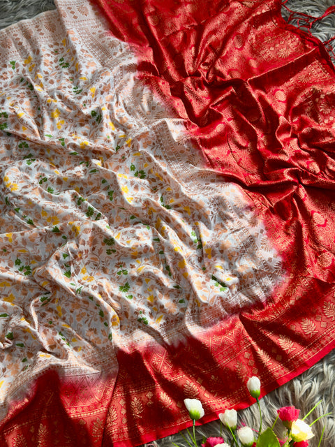 New premium festive and special occasions Banarasi jal design saree