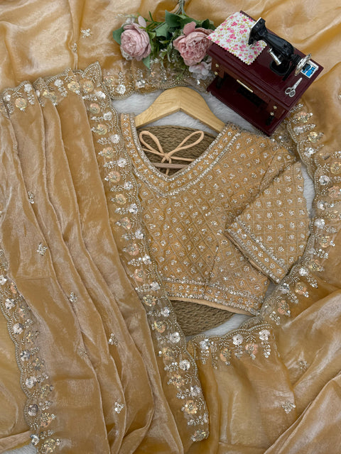 New Premium perfect blend of grace and glam Designer Saree