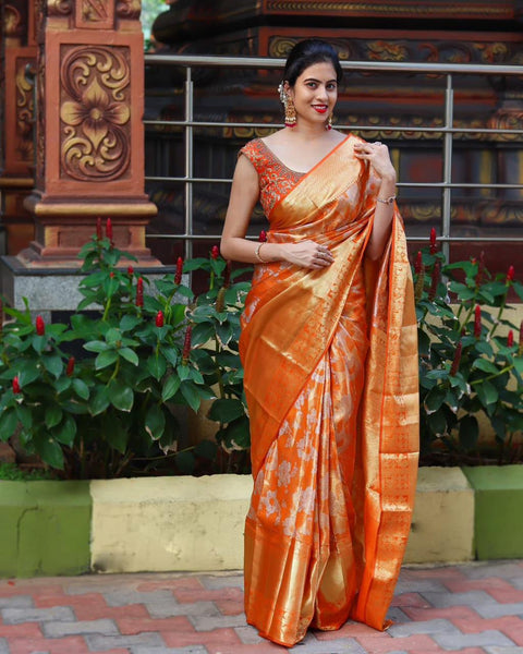 New BEAUTIFUL RICH PALLU & JACQUARD WORK ON ALL OVER THE SAREE