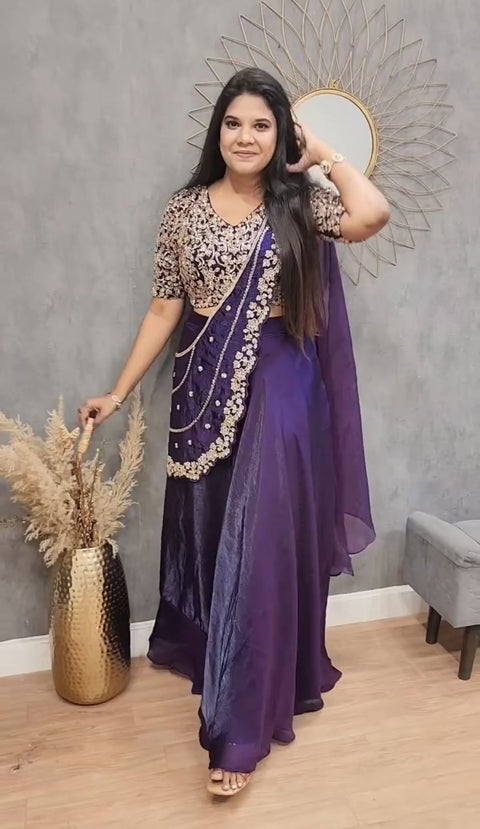 New Launching Embroidery Work Lehenga Choli