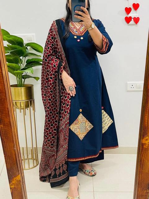 New Beautiful MUSLIN RAYON SLUB PAIR OF TOP-BOTTOM & DUPATTA