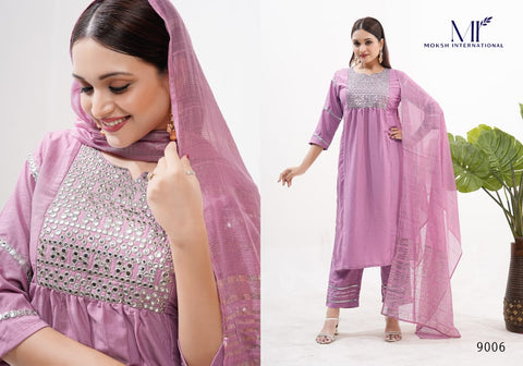 New Premium Vertical Silk Heavy sequence embroidery Full stiched Dress