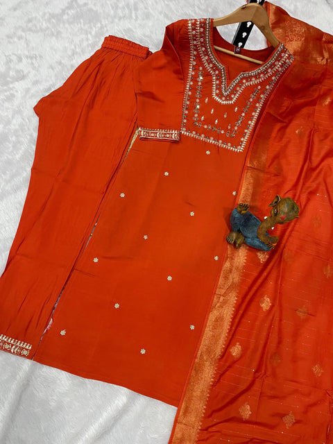 New Embroidery Thread,With Hand Work Dress