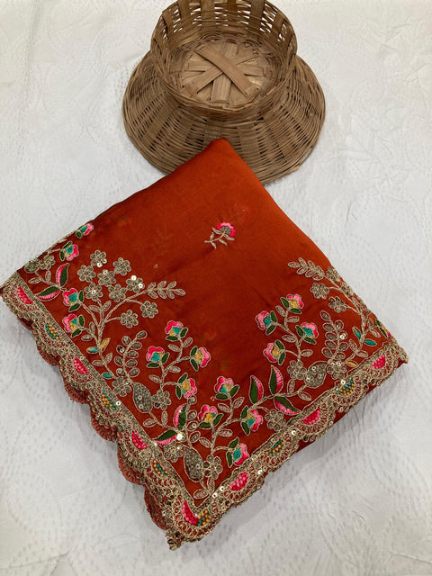 New Launch Maharani Gold Sarees Party Wear Soft Rangoli  Saree