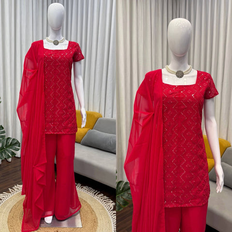 New Crafted in Classy Tones with Premium Fabric & Detailing kurti with duppta