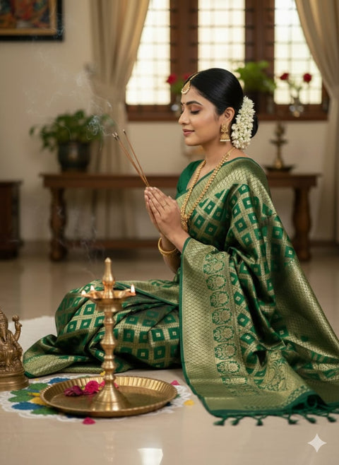 NEW ARRIVALSBEAUTIFUL SOFT BANARASI SILK SAREE