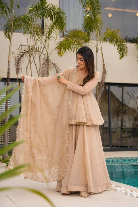 New Premium Women’s Ethnic WearFully Stitched & Ready to Wear top with Duppata